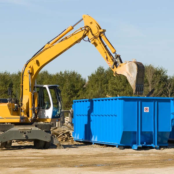 are there any restrictions on where a residential dumpster can be placed in Houston County Minnesota